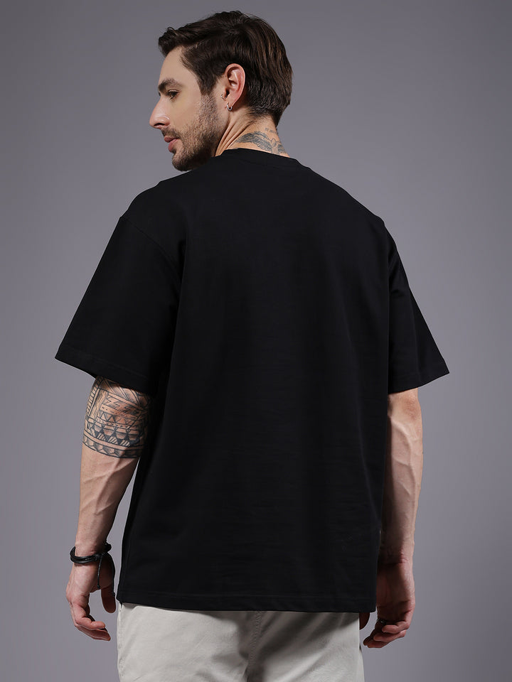 Owl Embroidered Premium Oversized Tee Crafted for Street Legends.