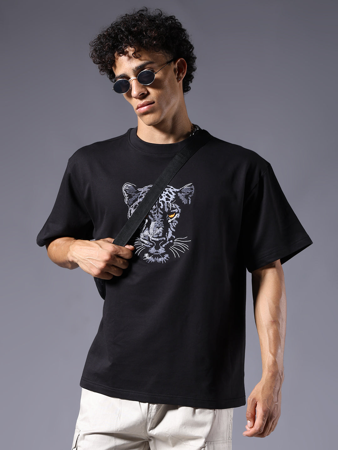 Rule the Streets in the Premium Panther Oversized T-shirt